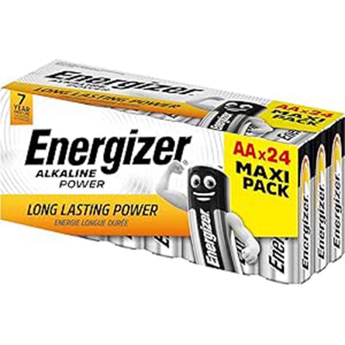 Energizer Aa Pack Of 24 Alkaline Batteries E300456400