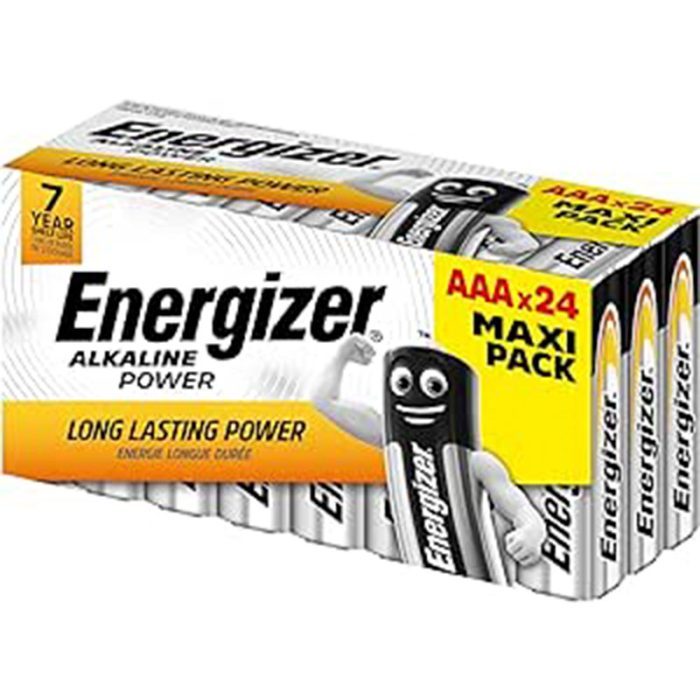 Energizer Alkaline Power AAA Batteries, 24 Pack