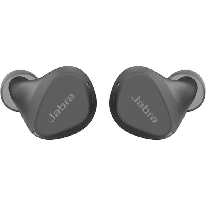 Jabra Elite 4 Active In-Ear Bluetooth Earbuds - True Wireless Ear Buds with Secure Active Fit, 4 built-in Microphones, Active Noise Cancellation and Adjustable HearThrough Technology - Black