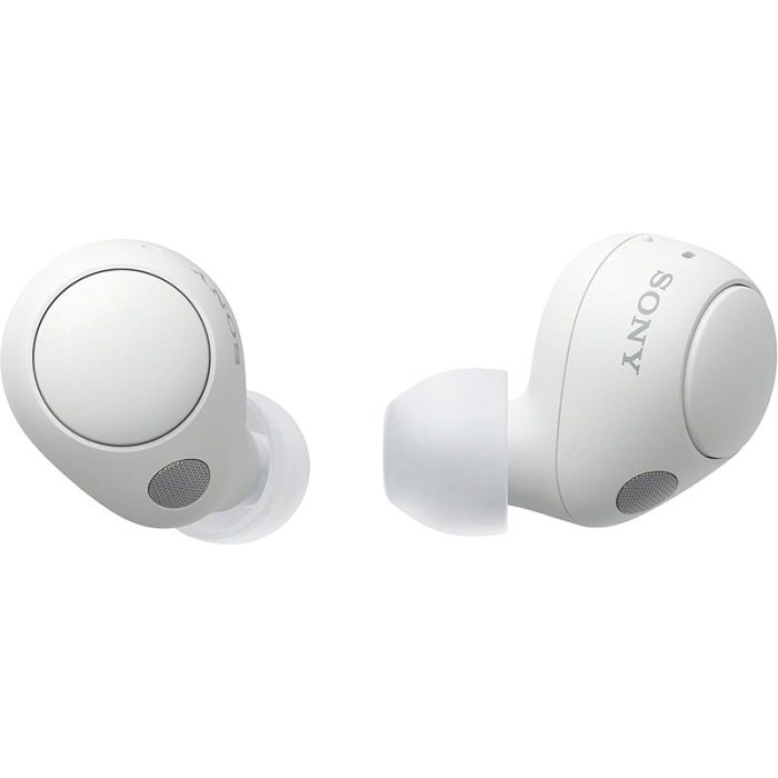 Sony WF-C700N Wireless, Bluetooth, Noise Cancelling Earbuds (Small, Lightweight Earbuds with Multi-Point Connection, IPX4 rating, up to 20 HR battery, Quick Charge, iOS & Android) White