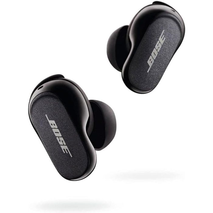 Bose QuietComfort Noise Cancelling Earbuds II - Fully wireless earphones with personalized noise cancelling and sound settings - Triple black