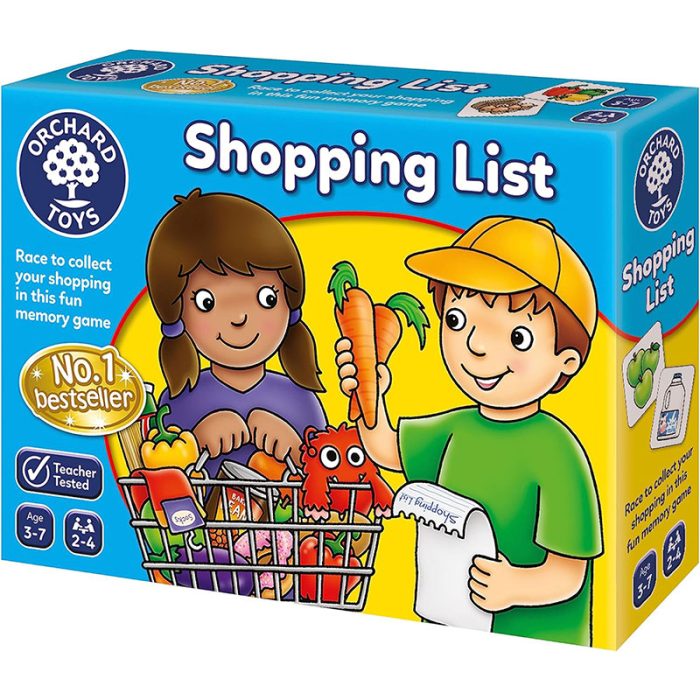 Orchard Toys Shopping List Memory Game - Matching and Memory Games for 3 Year Olds and Up - Kids Educational Toys and Learning Games - Children and Toddler Board Games Ages 3 to 7-2 to 4 Players